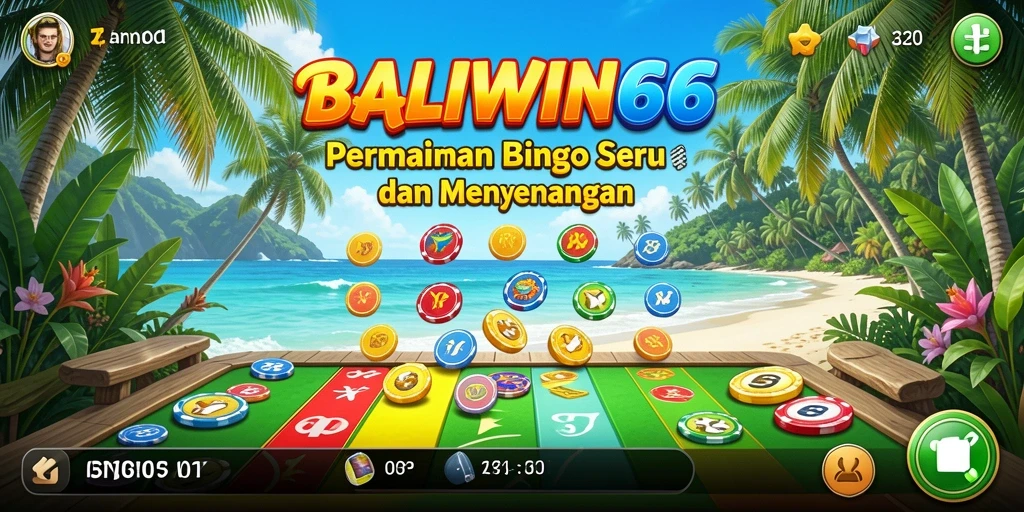 Tampilan gameplay seru di BALIWIN66 yang menampilkan momen menarik permainan Bingo.