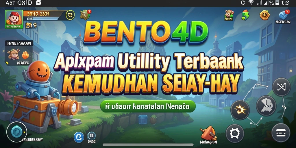 Tampilan utama BENTO4D dengan berbagai fitur Utility yang bermanfaat.