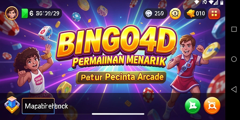 Tampilan gameplay BINGO4D yang menegangkan dan seru.