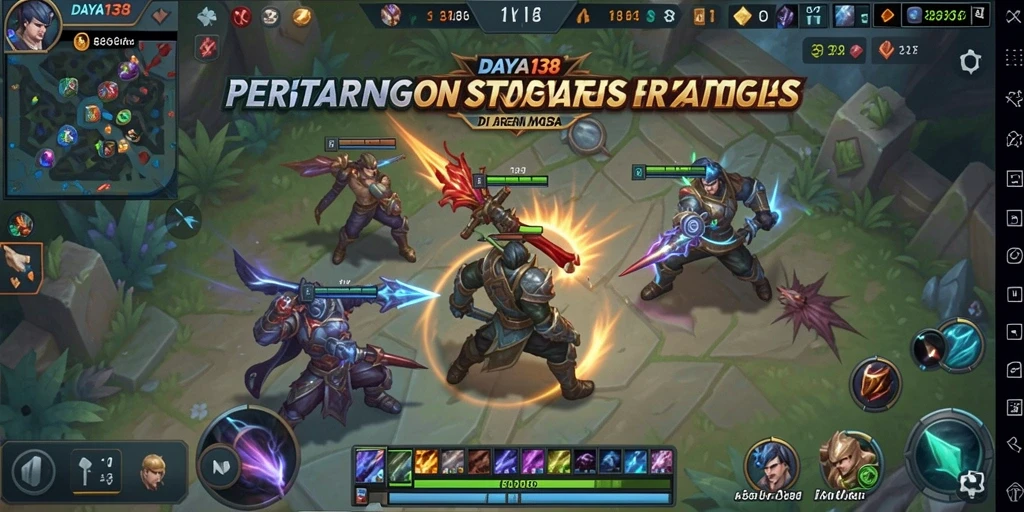 Gameplay seru dari DAYA138 dengan pertarungan tim yang strategis.