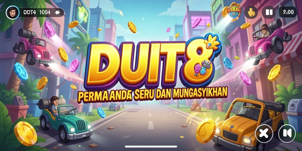 Screenshot gameplay DUIT8 yang menunjukkan aksi seru dalam permainan Arcade.
