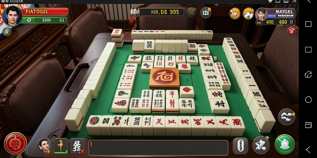 Tampilan gameplay seru di FIATOGEL dengan level Mahjong yang menantang.
