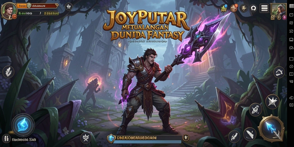 Tampilan gameplay seru di dunia fantasi JOYPUTAR.
