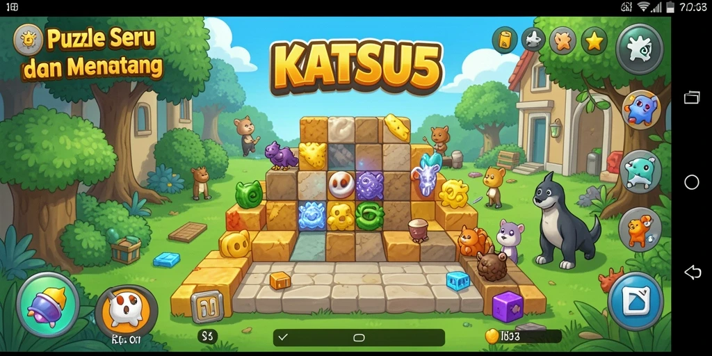 Menunjukkan gameplay menarik dan tantangan di KATSU5.