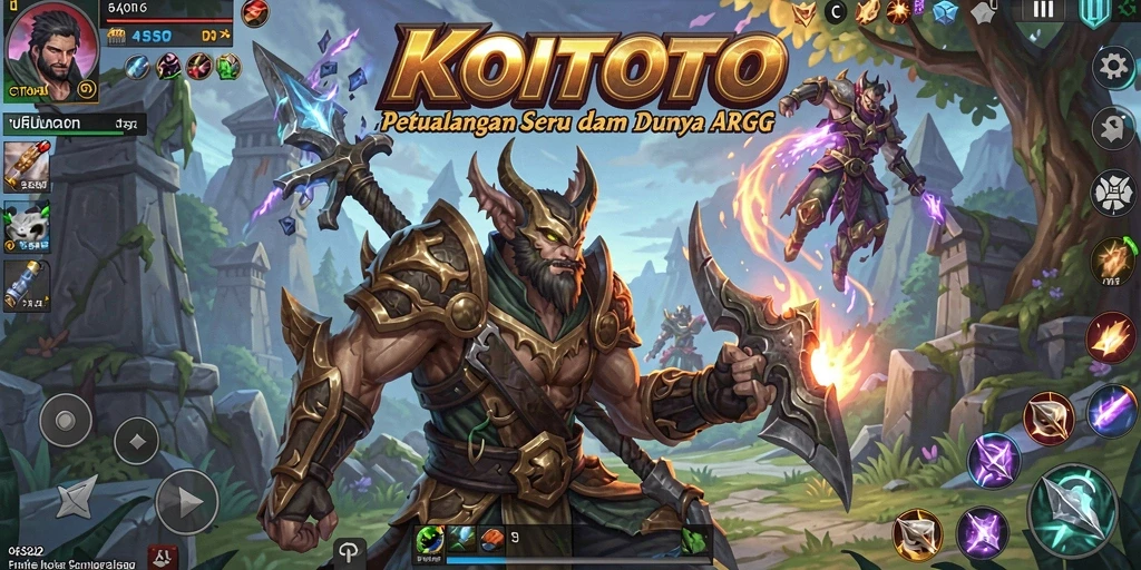 Tampilan gameplay seru dalam dunia ARPG KOITOTO.
