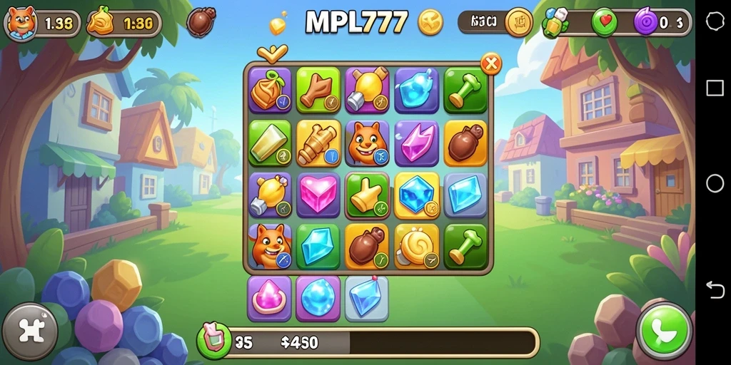 Tampilan gameplay seru MPL777 dengan berbagai level menantang.