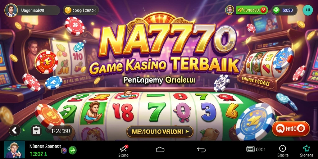 Tampilan permainan Kasino yang menarik dan interaktif di NA777.