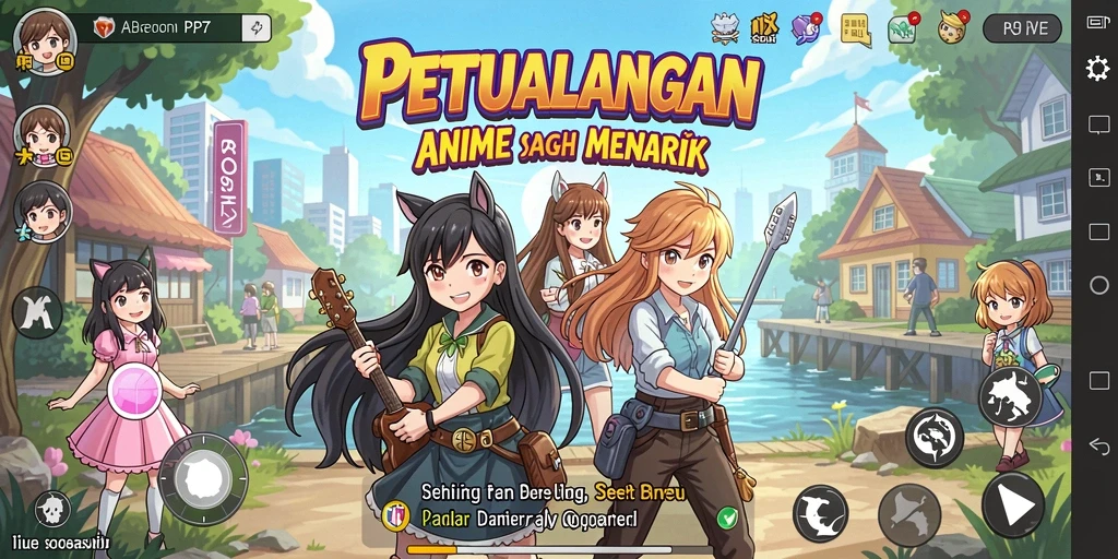 Tangkapan layar gameplay yang memukau dari PP7.