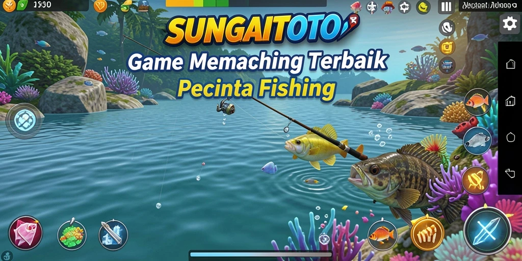 Gameplay SUNGAITOTO yang mendebarkan saat memancing.