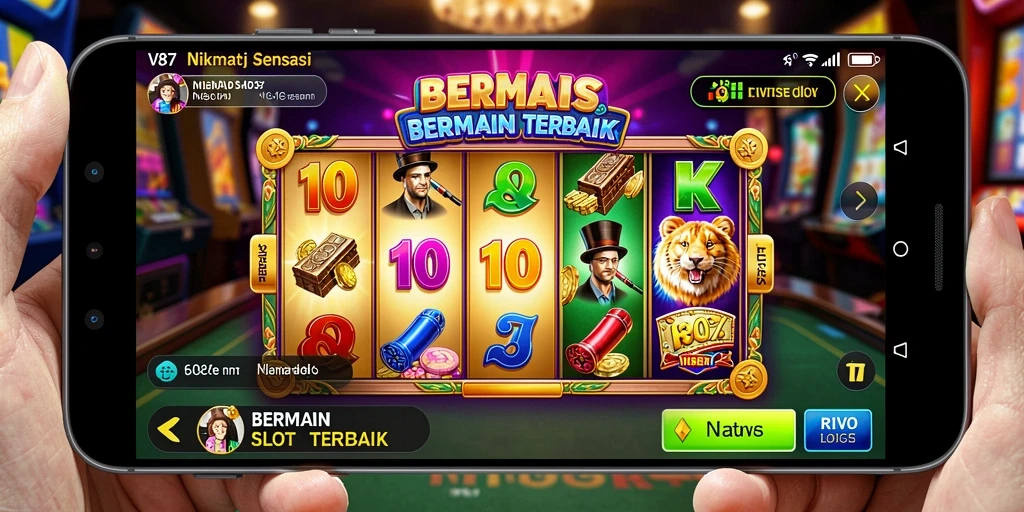 Tampilan menarik dari permainan Slot V87 yang menantang.