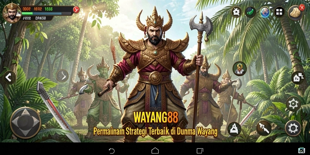 Tampilan dinamis permainan SLG yang penuh aksi dan strategi.