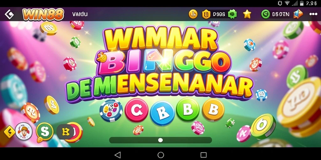 Gambaran layar permainan Bingo yang menarik dan interaktif.
