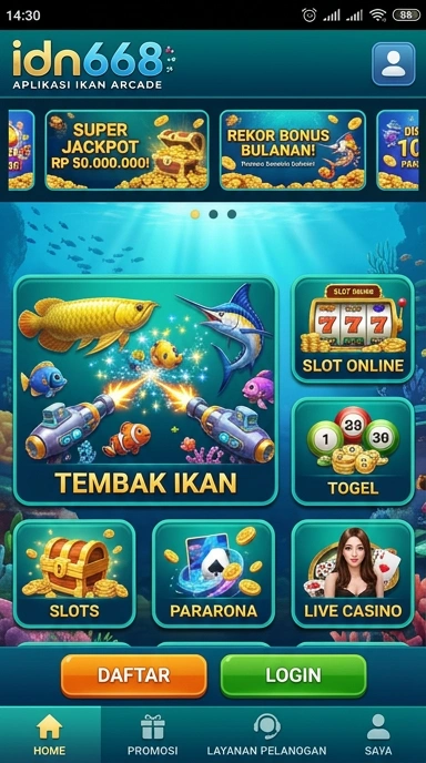 Tangkapan layar aplikasi di idn668 dengan tampilan antarmuka yang intuitif.